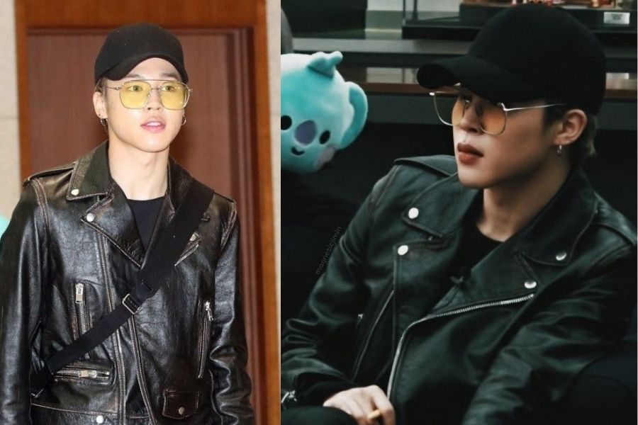 Jimin-black-jacket-and-shades