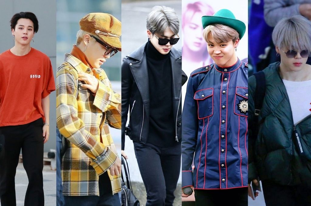 BTS Park Jimin - Airport fashion is on point.